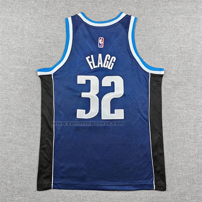 Maglia Bambino Dallas Mavericks Cooper Flagg No 32 Statement 2025-26 Blu